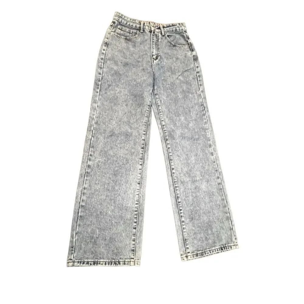 Wide Leg High Waisted Baggy Fit Women's Jeans Size 6